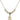 Saint Peter the Apostle Crystal Necklace | 1/2 inch | 4mm Beads   14kt Gold Filled