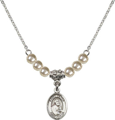 Collar de cristal de San Pedro Apóstol | 1/2 pulgada | Cuentas de 4 mm | N21-9090