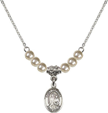 Collar de Cristal San Rafael Arcángel | 1/2 pulgada | Cuentas de 4 mm | N21-9092