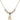 Saint Scholastica Crystal Necklace | 1/2 inch | 4mm Beads   14kt Gold Filled