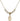Saint Scholastica Crystal Necklace | 1/2 inch | 4mm Beads   14kt Gold Filled