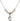 Saint Edith Stein Crystal Necklace | 1/2 inch | 4mm Beads   Sterling Silver