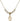 Saint Zachary Crystal Necklace | 1/2 inch | 4mm Beads   14kt Gold Filled