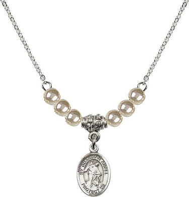 Collar de cristal Ángel Guardián | 1/2 pulgada | Cuentas de 4 mm | N21-9118