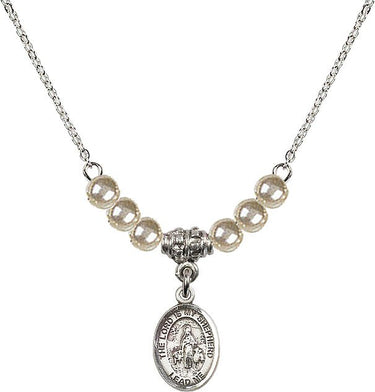 Collar de Cristal El Señor es mi Pastor | 1/2 pulgada | Cuentas de 4 mm | N21-9119