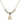 Saint Leo the Great Crystal Necklace | 1/2 inch | 4mm Beads   14kt Gold Filled