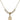 Saint Valentine of Rome Crystal Necklace | 1/2 inch | 4mm Beads   14kt Gold Filled