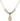 Saint Valentine of Rome Crystal Necklace | 1/2 inch | 4mm Beads   14kt Gold Filled