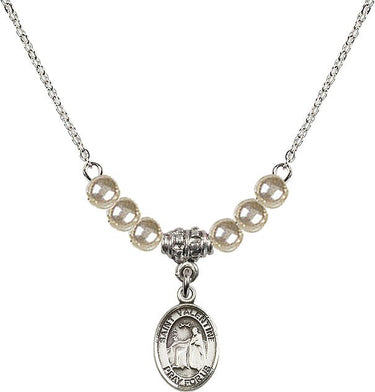 Collar de cristal de San Valentín de Roma | 1/2 pulgada | Cuentas de 4 mm