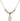 Saint Marcellin Champagnat Crystal Necklace | 1/2 inch | 4mm Beads   14kt Gold Filled