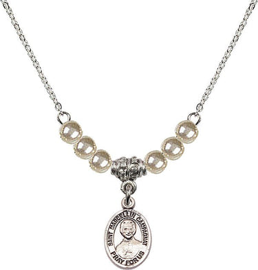 Collar de cristal de San Marcelino Champagnat | 1/2 pulgada | Cuentas de 4 mm