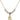 Saints Cosmas & Damian Crystal Necklace | 1/2 inch | 4mm Beads   14kt Gold Filled