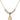 Saint Vincent de Paul Crystal Necklace | 1/2 inch | 4mm Beads   14kt Gold Filled