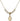 Saint Vincent de Paul Crystal Necklace | 1/2 inch | 4mm Beads   14kt Gold Filled