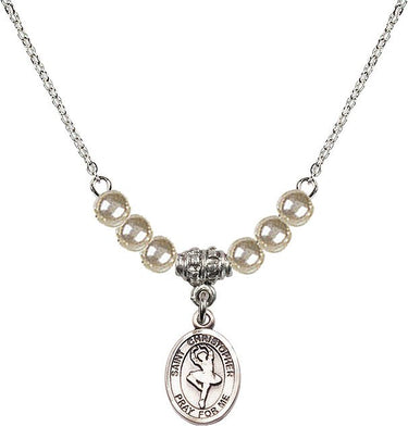 Collar de Cristal San Cristóbal de Baile | 1/2 pulgada | Cuentas de 4 mm | N21-9143