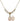 Saint Christopher Cross Crystal Necklace | 1/2 inch | 4mm Beads   14kt Gold Filled