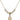 Saint Christopher Crystal Necklace | 1/2 inch | 4mm Beads   14kt Gold Filled