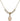 Saint Christopher Crystal Necklace | 1/2 inch | 4mm Beads   14kt Gold Filled