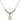 Saint Christopher Crystal Necklace | 1/2 inch | 4mm Beads   14kt Gold Filled