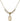 Saint Christopher Crystal Necklace | 1/2 inch | 4mm Beads   14kt Gold Filled