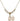Saint Christopher Crystal Necklace | 1/2 inch | 4mm Beads   14kt Gold Filled