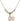 Saint Christopher Crystal Necklace | 1/2 inch | 4mm Beads   14kt Gold Filled