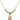 Saint Sebastian Crystal Necklace | 1/2 inch | 4mm Beads   14kt Gold Filled