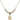 Saint Sebastian Crystal Necklace | 1/2 inch | 4mm Beads   14kt Gold Filled