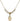 Saint Sebastian Crystal Necklace | 1/2 inch | 4mm Beads   14kt Gold Filled