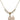 Saint Sebastian Crystal Necklace | 1/2 inch | 4mm Beads   14kt Gold Filled