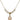 Saint Sebastian Crystal Necklace | 1/2 inch | 4mm Beads   14kt Gold Filled