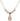 Saint Sebastian Crystal Necklace | 1/2 inch | 4mm Beads   14kt Gold Filled