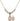 Saint Sebastian Cross Crystal Necklace | 1/2 inch | 4mm Beads   14kt Gold Filled