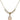 Saint Sebastian Crystal Necklace | 1/2 inch | 4mm Beads   14kt Gold Filled