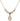 Saint Sebastian Crystal Necklace | 1/2 inch | 4mm Beads   14kt Gold Filled