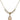 Saint Sebastian Crystal Necklace | 1/2 inch | 4mm Beads   14kt Gold Filled