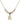 Saint Sebastian Crystal Necklace | 1/2 inch | 4mm Beads   14kt Gold Filled