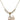 Saint Sebastian Crystal Necklace | 1/2 inch | 4mm Beads   14kt Gold Filled