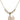 Saint Christopher Crystal Necklace | 1/2 inch | 4mm Beads   14kt Gold Filled
