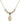 Saint Martin of Tours Crystal Necklace | 1/2 inch | 4mm Beads   14kt Gold Filled