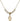 Saint Vincent Ferrer Crystal Necklace | 1/2 inch | 4mm Beads   14kt Gold Filled