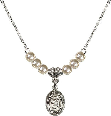 Collar de Cristal de San Vicente Ferrer | 1/2 pulgada | Cuentas de 4 mm | N21-9201