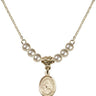 Madonna Crystal Necklace | 1/2 inch | 4mm Beads   14kt Gold Filled