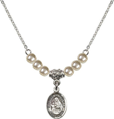 Collar de cristal Madonna | 1/2 pulgada | Cuentas de 4 mm