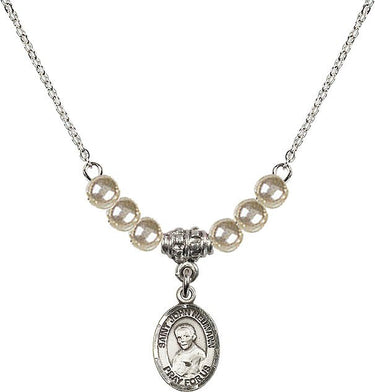 Collar de Cristal San Juan Neumann | 1,27 cm | Cuentas de 4 mm | N21-9204
