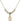 Our Lady of Fatima Crystal Necklace | 1/2 inch | 4mm Beads   14kt Gold Filled