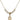 Infant of Prague Crystal Necklace | 1/2 inch | 4mm Beads   14kt Gold Filled