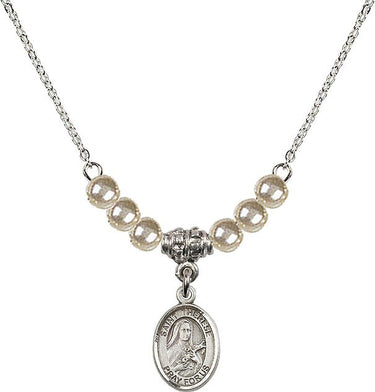 Collar de cristal de Santa Teresa de Lisieux | 1/2 pulgada | Cuentas de 4 mm | N21-9210