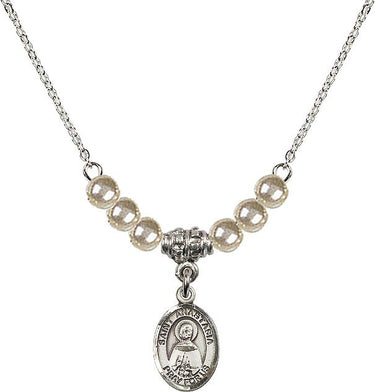 Collar de cristal de Santa Anastasia | 1/2 pulgada | Cuentas de 4 mm | N21-9213