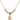 Saint Nino de Atocha Crystal Necklace | 1/2 inch | 4mm Beads   14kt Gold Filled